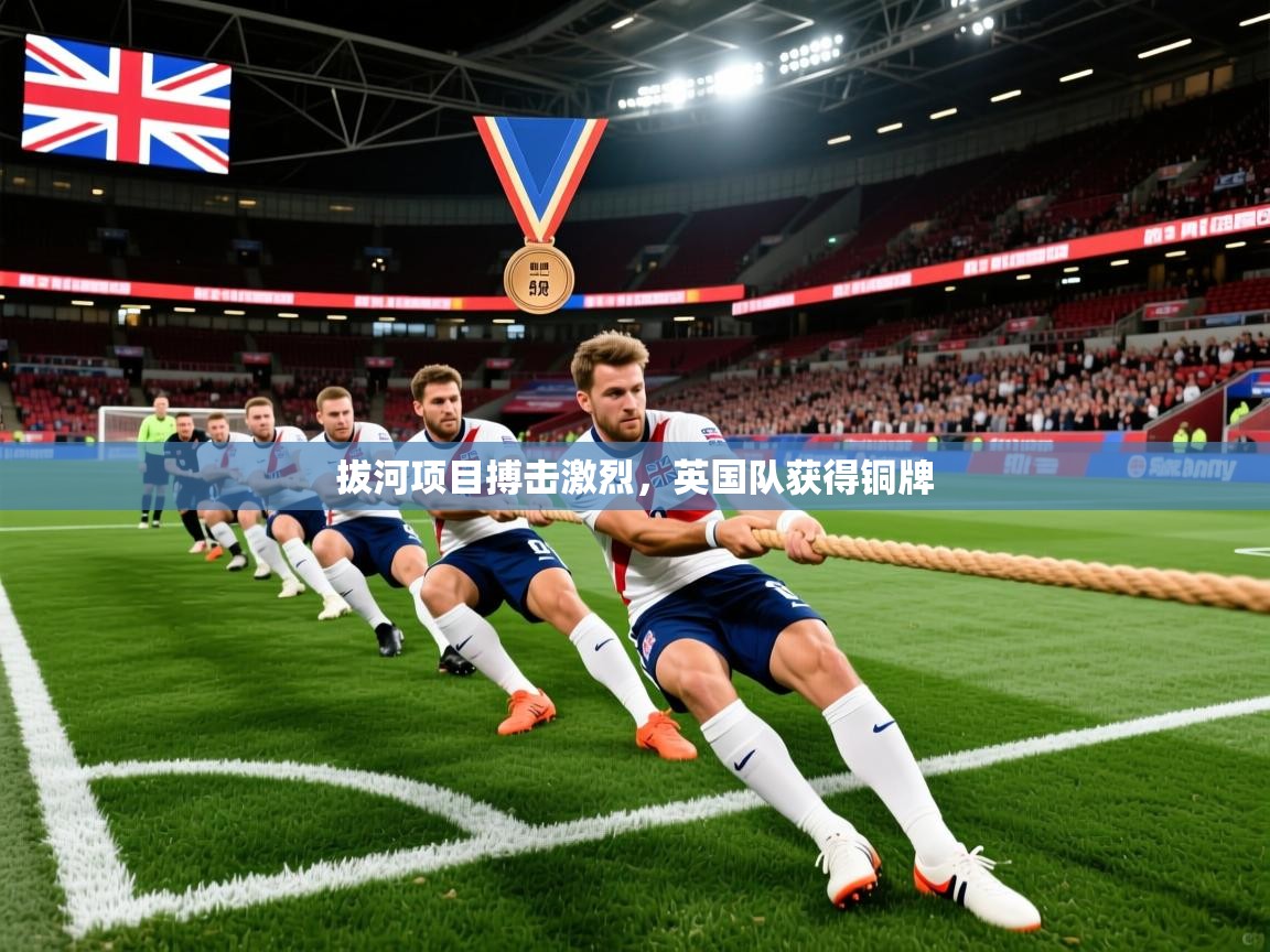 拔河项目搏击激烈，英国队获得铜牌