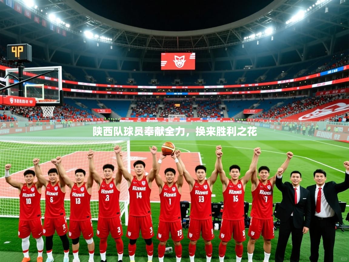 陕西队球员奉献全力，换来胜利之花